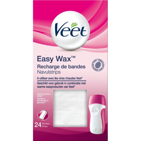 VEET Recharge de bandes Easy Wax recharge 24
