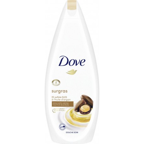 DOVE Gel douche surgras à l'huile d'argan