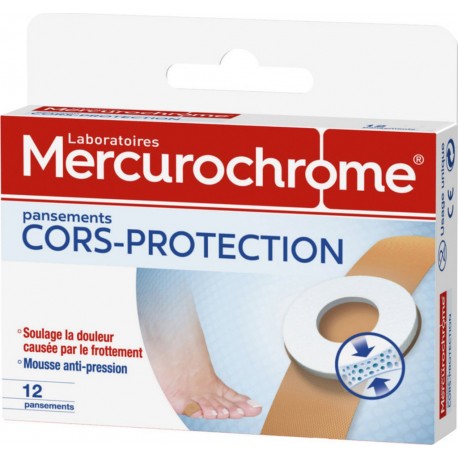 Mercurochrome Pansements cors-protection boîte 12