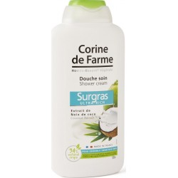 Corine De Farme Gel douche soin à l'extrait de noix de coco flacon 500ml