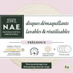 N.a.e Disque démaquillant réutilisateur 4 disques