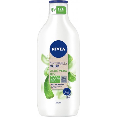 Nivea Lait corps hydratant naturally good aloe vera