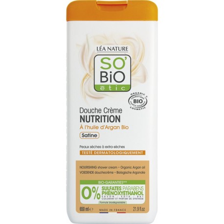 So Bio Etic Douche crème nutrition argan Bio SO'BIO ETIC
