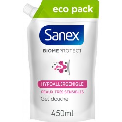 Sanex Recharge gel douche biome protection dermo hypoallergénique