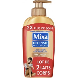 MIXA Lait nourrissant effet soleil peaux mates