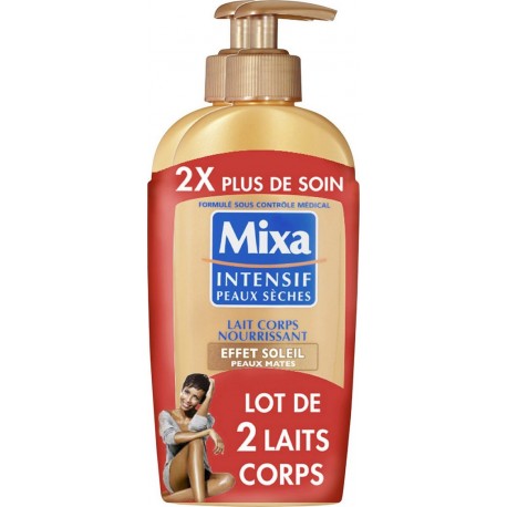 MIXA Lait nourrissant effet soleil peaux mates