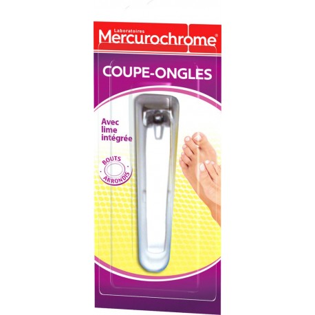 Mercurochrome Coupe-ongles lime intégrée l'unité l'unité