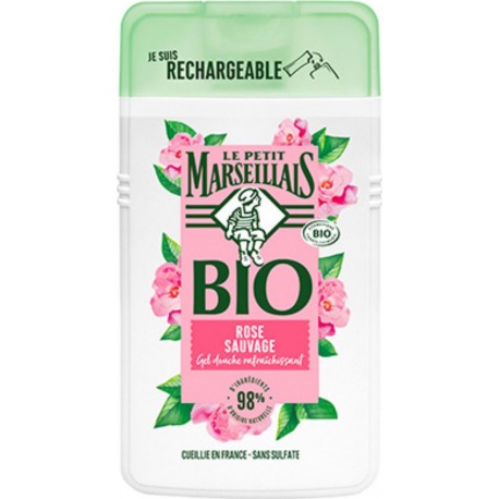 Le Petit Marseillais Gel douche rose sauvage Bio flacon 250ml