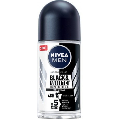 Nivea Men Déodorant Invisible Black & White 50ml