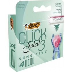 BIC Lames de rasoir recharge click3 Sensitive