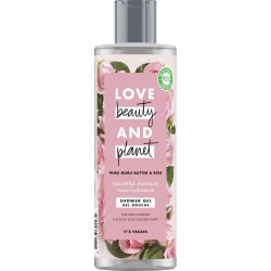 Love Beauty And Planet Gel douche Hydratant, parfum beurre de muru muru & rose 400ml
