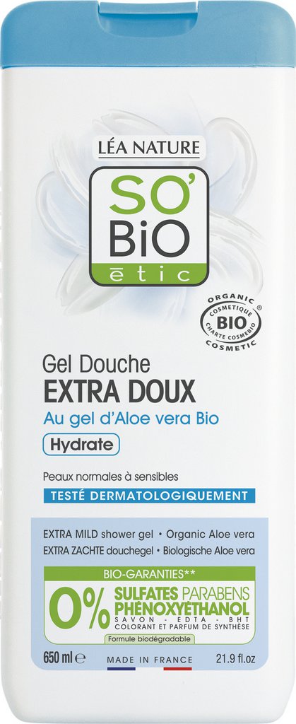 Gel Douche Extra Doux - Aloe Vera - SO'BiO étic