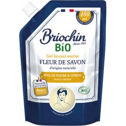 Briochin Savon mains miel et citron Bio recharge 400ml