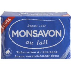 MONSAVON Savon au Lait 100g (lot de 6)