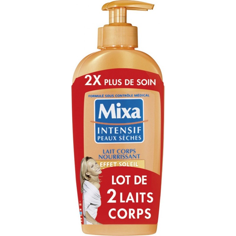 Lait Corps Nourrissant Effet Soleil - Mixa Intensif Peaux Sèches - Mixa