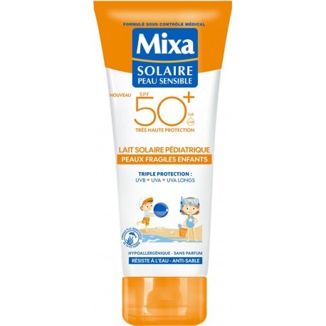 MIXA Crème solaire enfant SPF50+ peau sensible