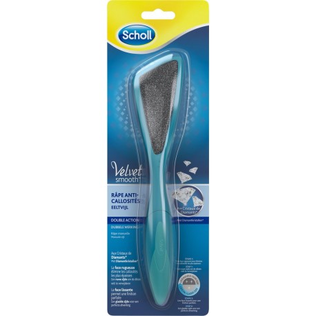 Scholl Râpe double face cristaux de diamant l'unité