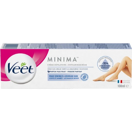 VEET Crème dépilatoire minima peau sensible 100ml