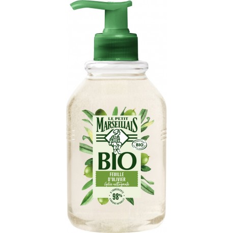 Le Petit Marseillais Savon liquide mains feuille d'olivier gelée Bio flacon 290ml