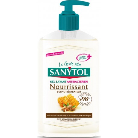 Sanytol Savon liquide mains désinfectant nourrissant flacon 250ml