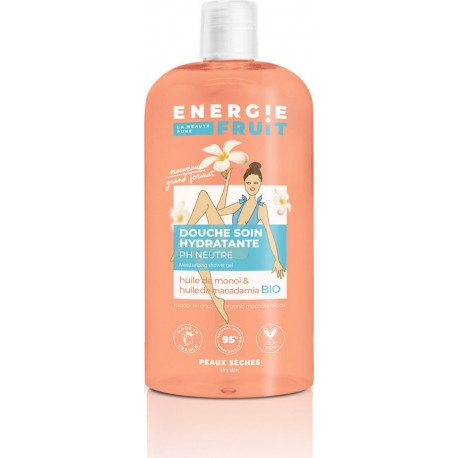 Energie Fruit Gel douche fleur d'oranger et monoï Bio flacon