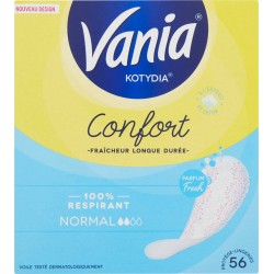 Vania Protège-slips Confort+ Normal fresh x56 boîte 56