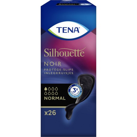 TENA Protège-slip noir normal x26