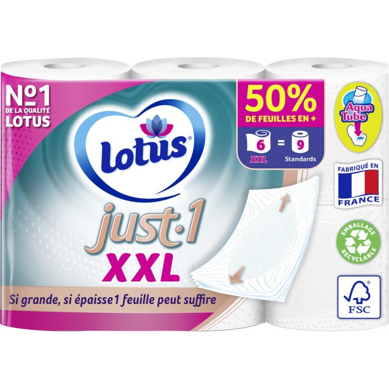 Lotus Papier toilette XXL banc x6 