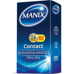 Manix Préservatif contact Ultra-fins Sensations Intactes x24