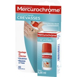 Mercurochrome Pansement liquide crevasses flacon 3,25ml