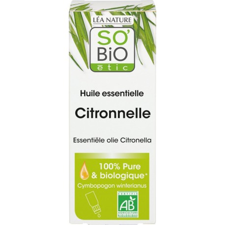 Lea Nature Huile Essentielle Citronnelle Anti-moustiques So'Bio