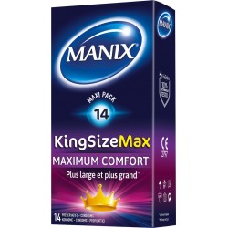 Manix Préservatifs KINGSIZEMAX MAXI PACK x14