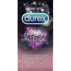 Durex Préservatifs Orgasm'Intense boîte 10