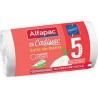 Alfapac Sacs poubelle coulissac pour salle de bains vegetal origin à lien coulissant 5L x25 sacs poubelles