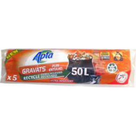 Apta Sac poubelle gravats 50L x5 sacs