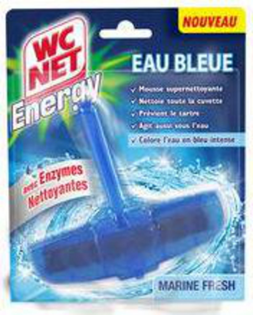 WC NET Bloc WC Mousse Super Nettoyante Marine Fresh Energy 40g 