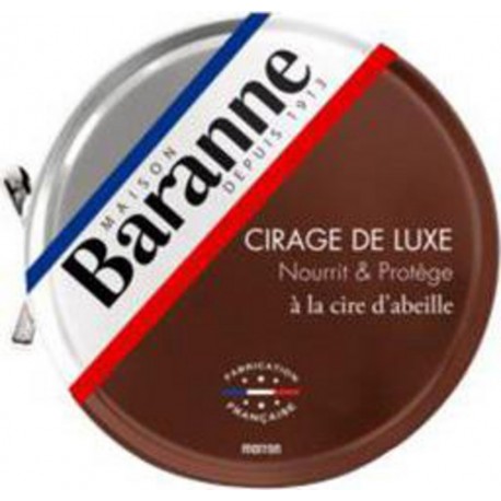 Baranne Cirage de luxe à la cire d'abeille marron 75ml