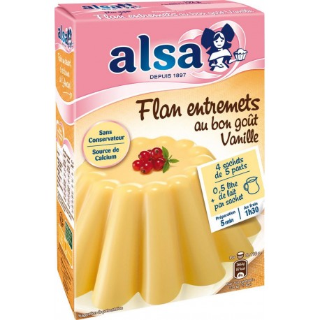 ALSA Préparation flan vanille