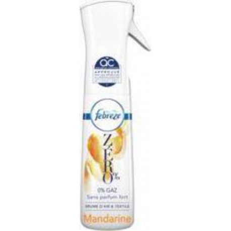 Febreze Spray brume d'air textile zero% mandarine spray 300ml