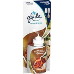 Glade Recharge Sense Spray senteur santal jasmin de Bali recharge 18ml