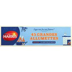 Harris Grandes allumettes certifiées FSC la boîte de 45