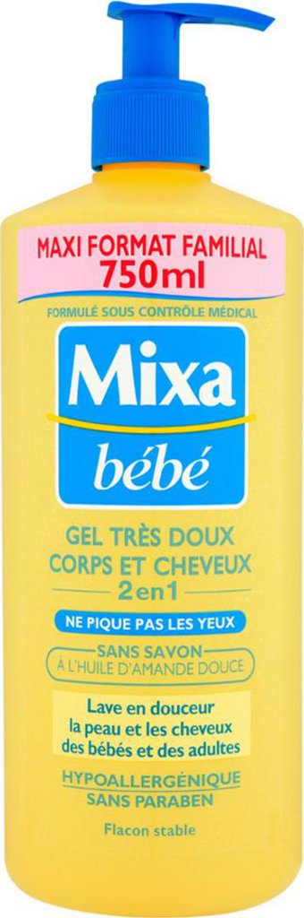 Gel Bain et Douche Très Doux - Mixa - Bébé - Index des produits