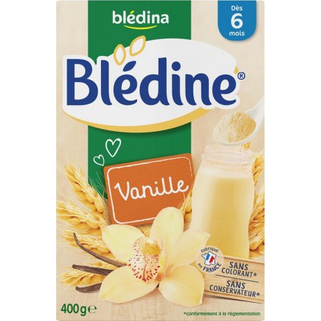 Blédina Blédine Vanille (dès 6 mois) la boîte de 400g (lot de 6)