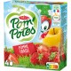 Pom'Potes Compotes en gourde Pomme Fraise 4x90g (lot de 6)