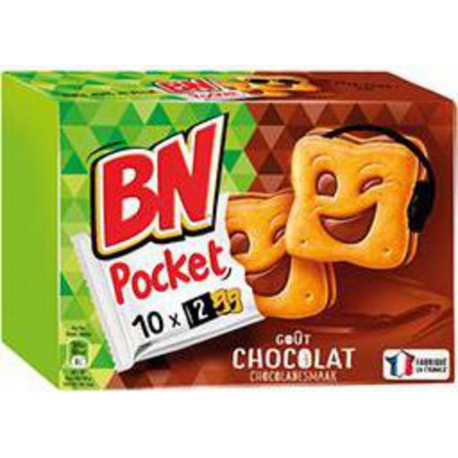 BN POCKET CHOCOLAT 375G