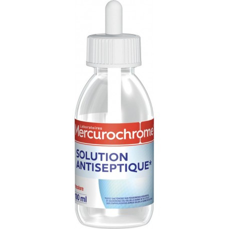 Mercurochrome Solution antiseptique incolore 100ml