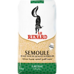 Le Renard Semoule de Blé grosse 1Kg (lot de 5)