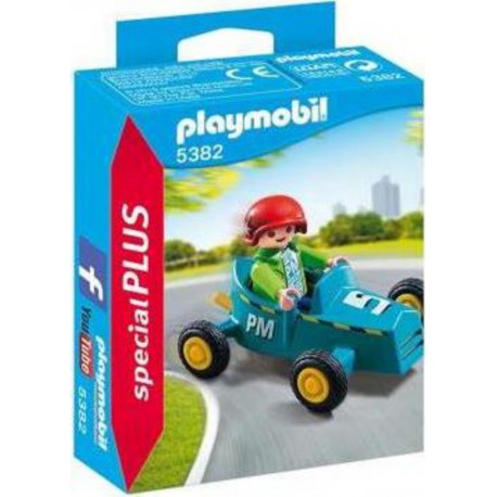 PLAYMOBIL ENFANT AVEC KART