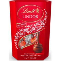 Lindt Lindor Cornet Boules Lait 200g