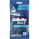 Gillette Gillette Rasoirs jetable BBlue II Plus x10